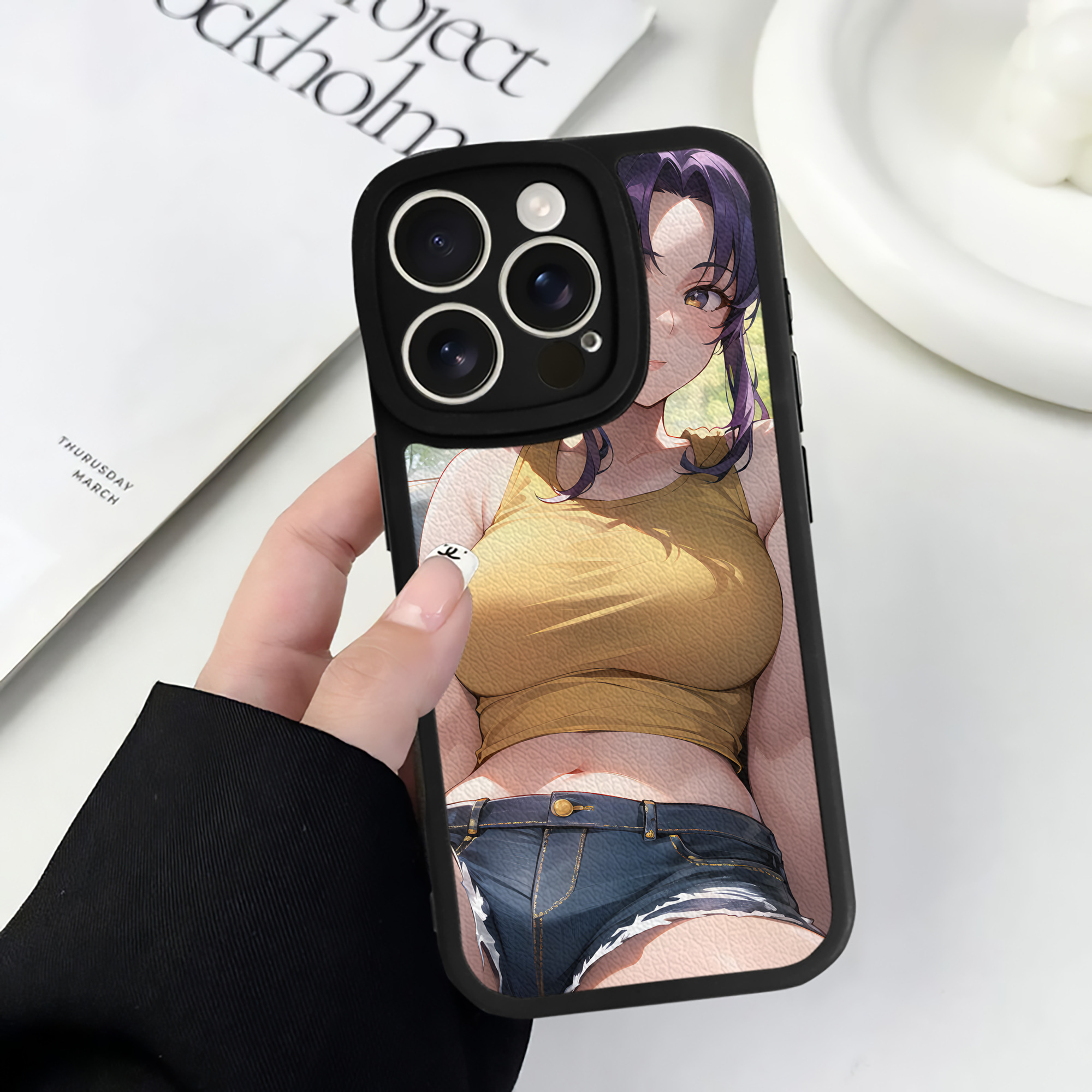 （画像用） EVA 新世紀エヴァンゲリオン 【iPhone 16シリーズ対応】シリコンスマホケース（レザー調） 材質：シリコン
